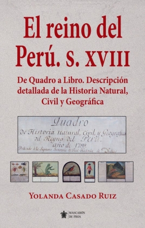 Portada del libro El Reyno de Perú. S. XVIII