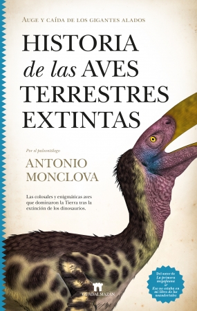 Portada del libro Historia de las aves terrestres extintas