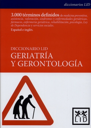 Portada del libro Diccionario LID Geriatra y Gerontologa