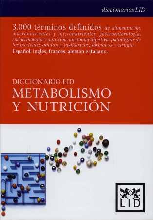 Portada del libro Diccionario LID Metabolismo y nutrición