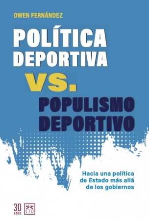 Portada del libro Política deportiva vs. populismo deportivo